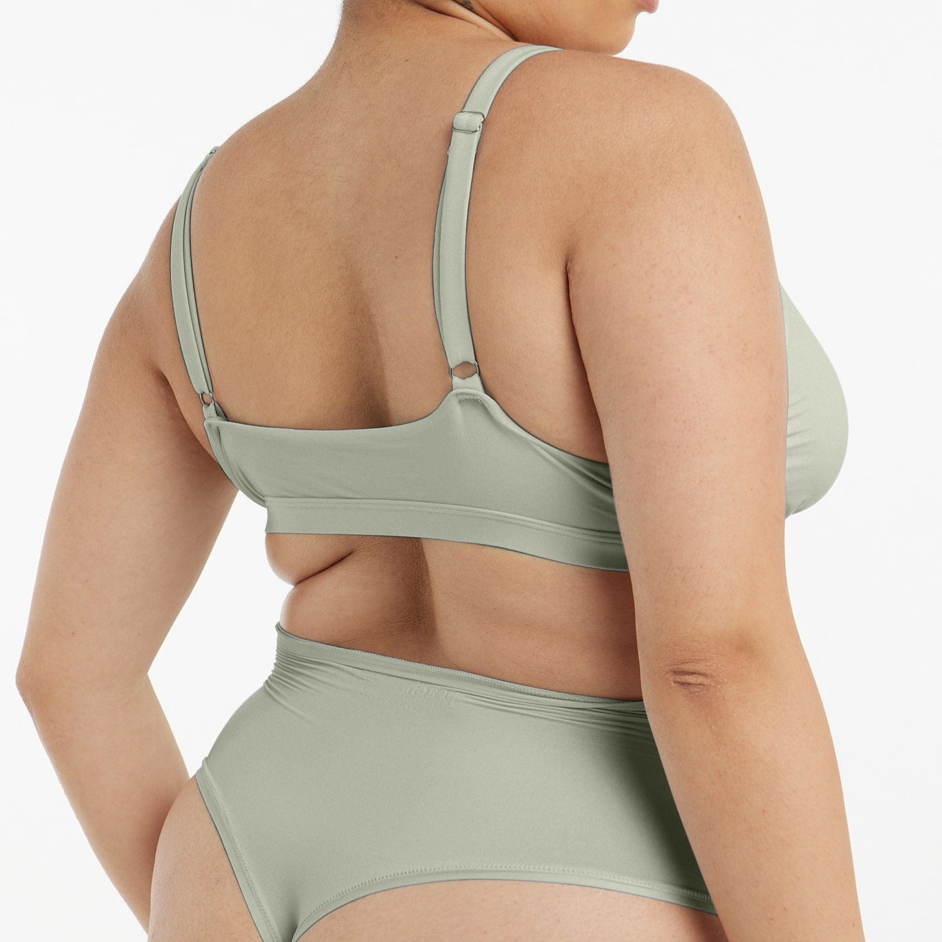 High-Rise Thong - Super Stretch - Moss