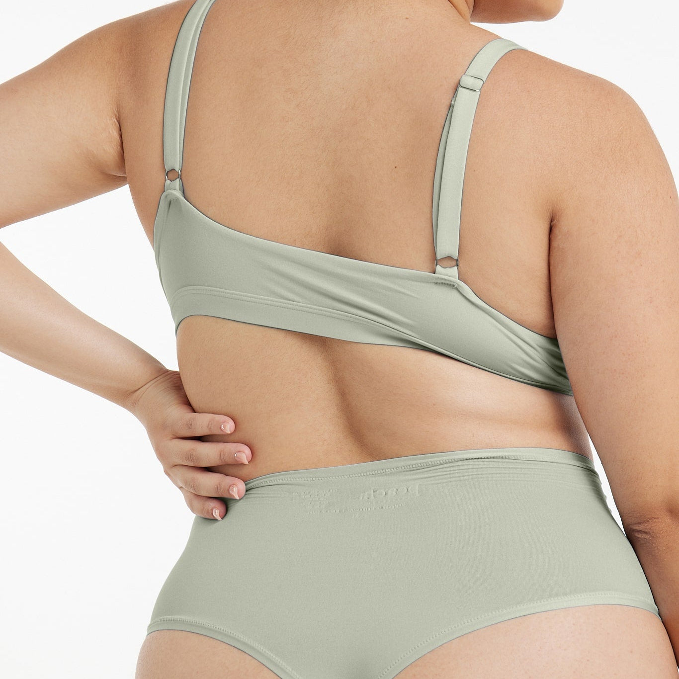 High-Rise Thong - Super Stretch - Moss