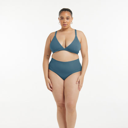 High-Rise Bikini - Super Stretch - Neptune