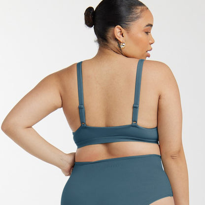 Triangle Bralette - Super Stretch - Neptune