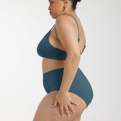 High-Rise Bikini - Super Stretch - Neptune