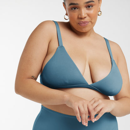 Triangle Bralette - Super Stretch - Neptune