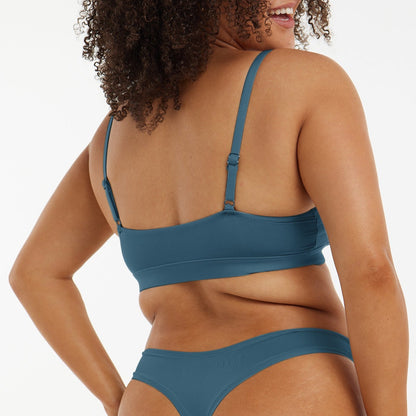 Original-Rise Thong - Super Stretch - Neptune