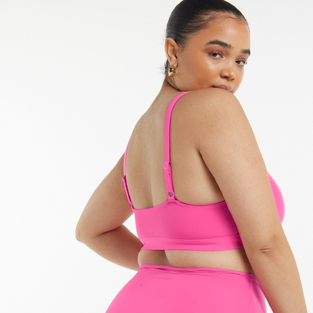 Scoop Bralette - Super Stretch - Confetti - Peach Underwear