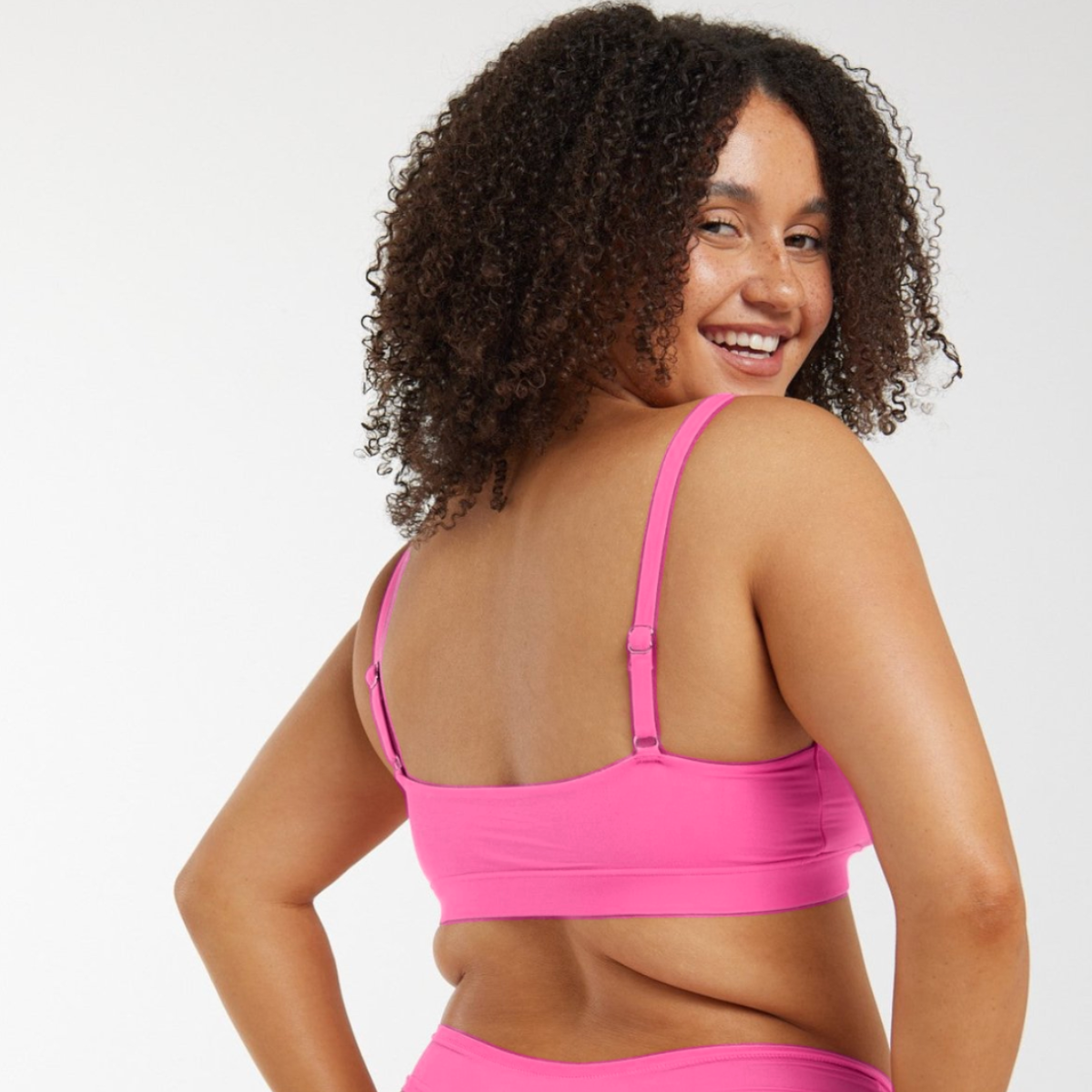 Scoop Bralette - Super Stretch - Confetti - Peach Underwear