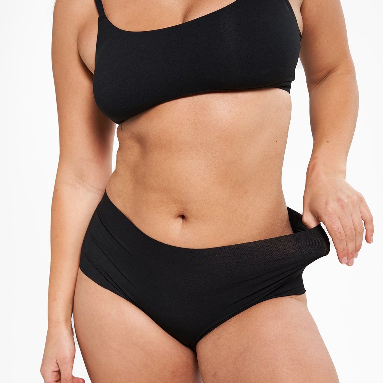 High-Rise Bikini - Seamless Eco 2.0 - Black