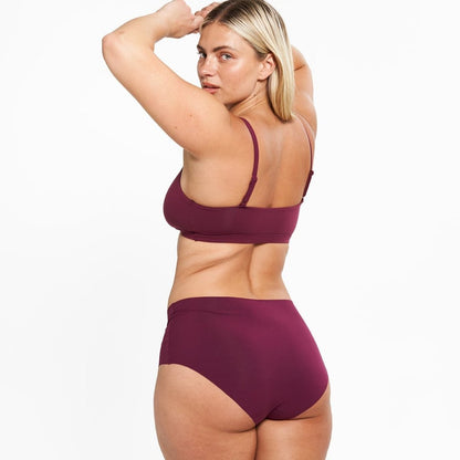 High-Rise Bikini - Seamless Eco 2.0 - Shiraz (PREORDER)