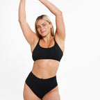 High-Rise Thong - Seamless Eco 2.0 - Black