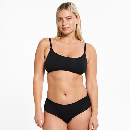 Mid-Rise Cheeky - Seamless Eco 2.0 - Black