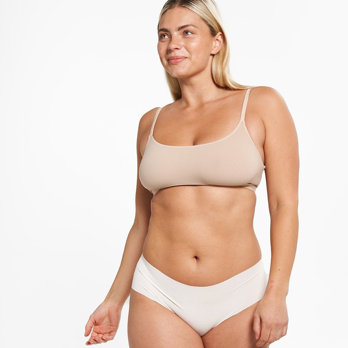 Mid-Rise Cheeky - Seamless Eco 2.0 - Vanilla