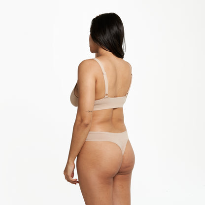 Original-Rise Thong - Super Stretch - Latte