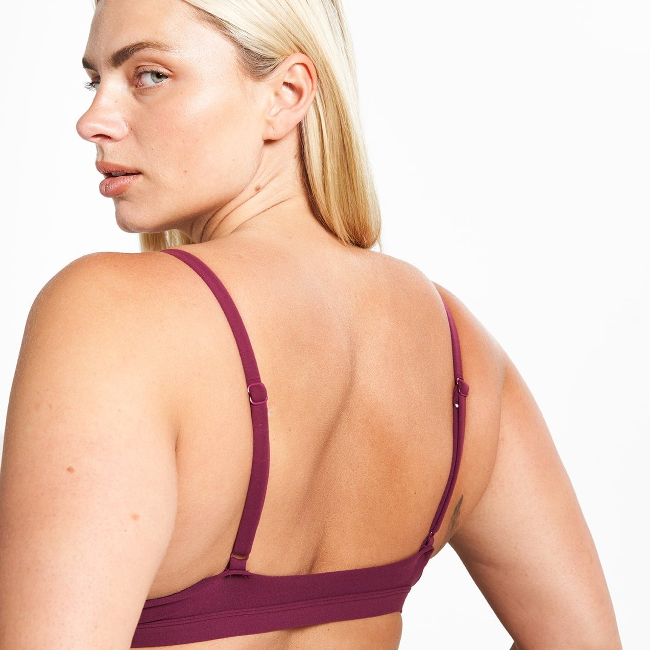 Triangle Bralette - Super Stretch - Shiraz