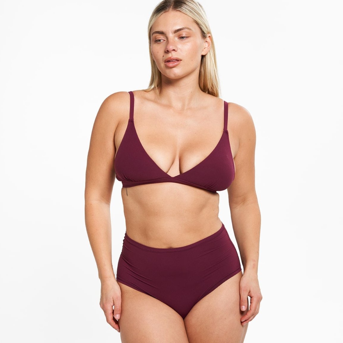 Triangle Bralette - Super Stretch - Shiraz