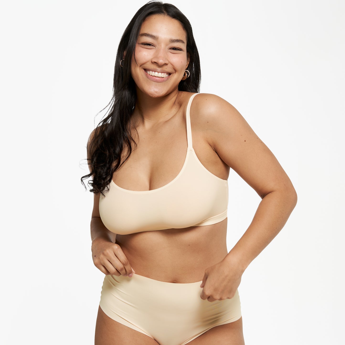 High-Rise Cheeky - Seamless Ultrasmooth - Vanilla