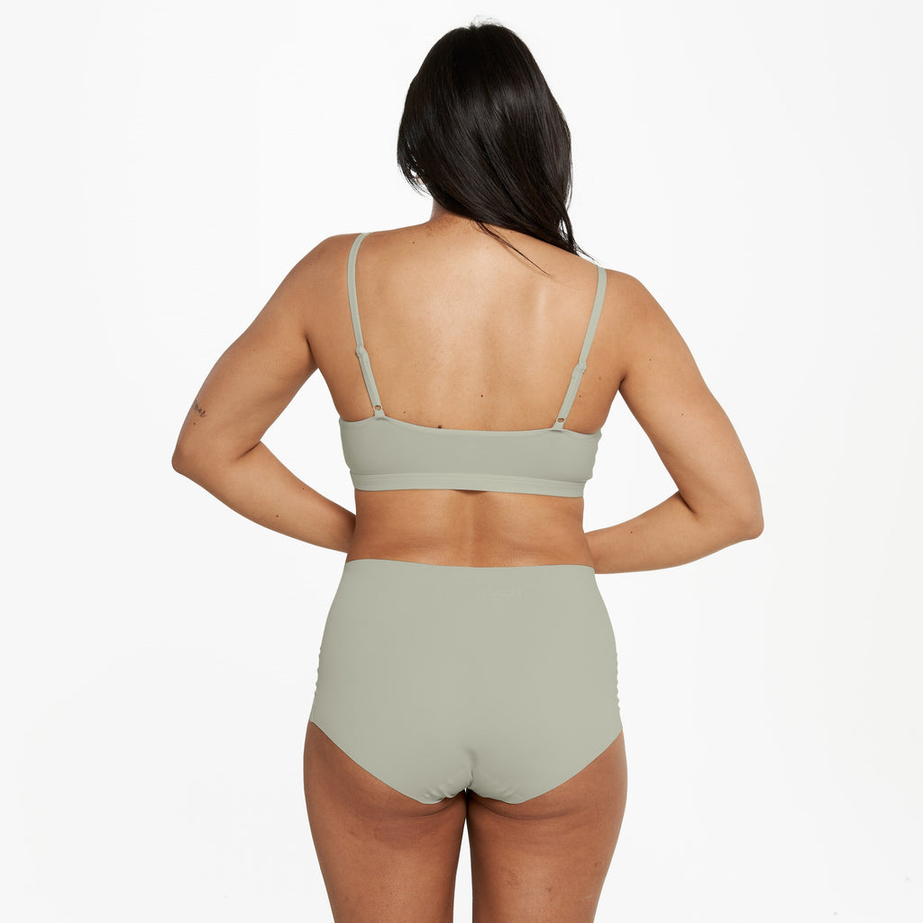 High-Rise Full Brief - Seamless Ultrasmooth 2.0 - Moss