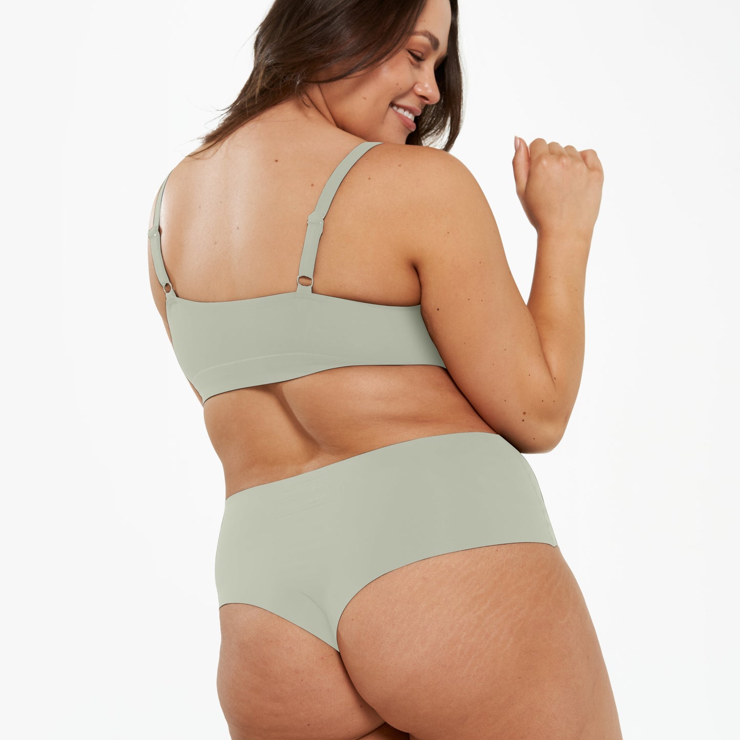 Mid-Rise Thong - Seamless Ultrasmooth 2.0 - Moss