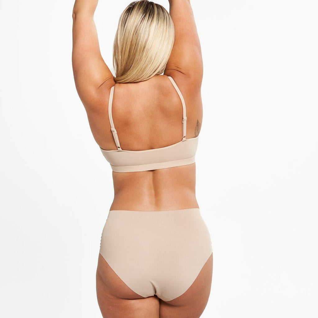 High-Rise Bikini Brief - Seamless Ultrasmooth 2.0 - Latte