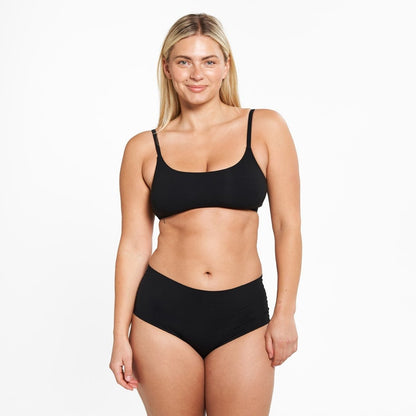 High-Rise Cheeky - Seamless Ultrasmooth 2.0 - Black (PREORDER)