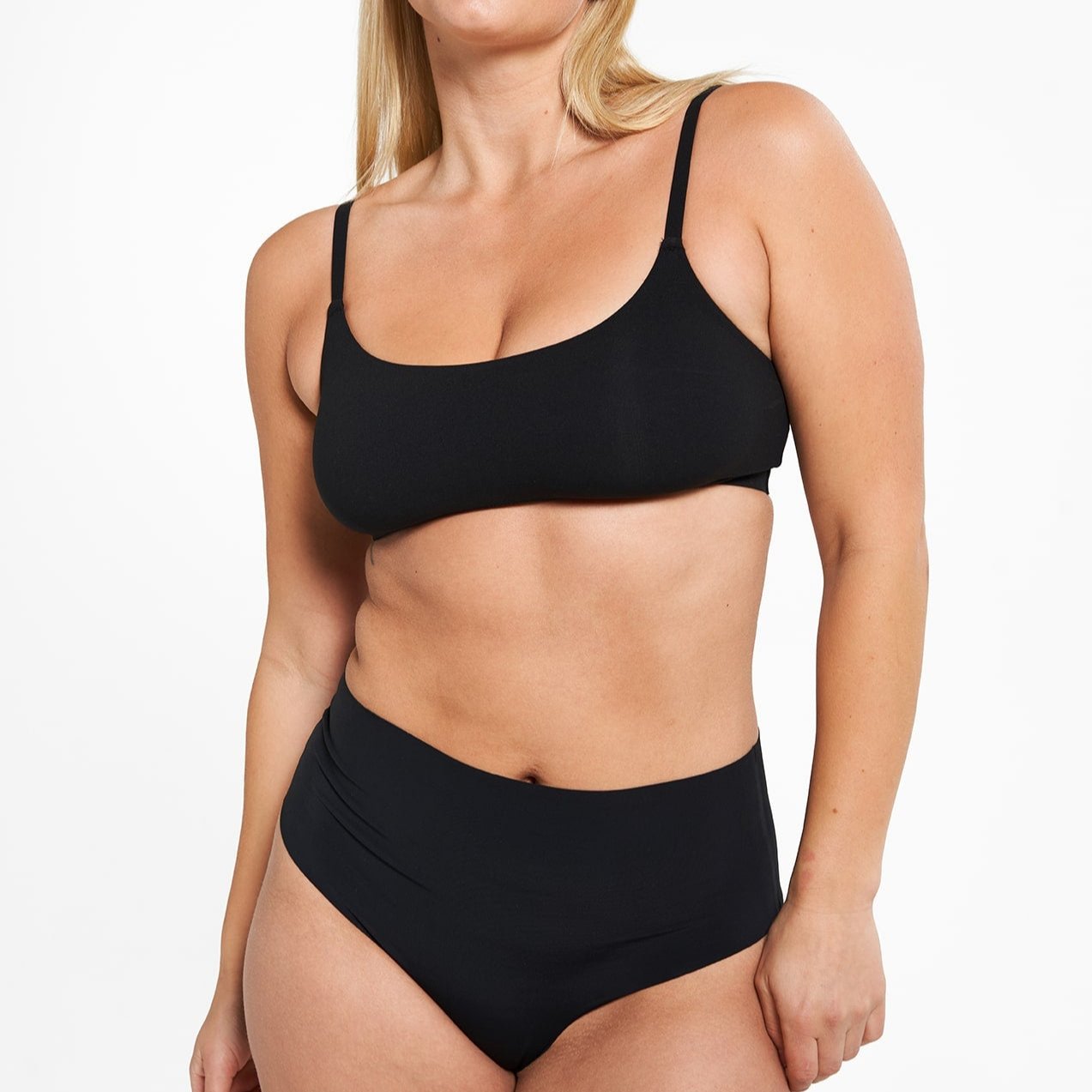 High-Rise Thong - Seamless Ultrasmooth 2.0 - Black
