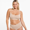 High-Rise Thong - Seamless Ultrasmooth 2.0 - Latte - Peach Underwear