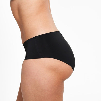 Mid-Rise Bikini Brief - Seamless Ultrasmooth 2.0 - Black