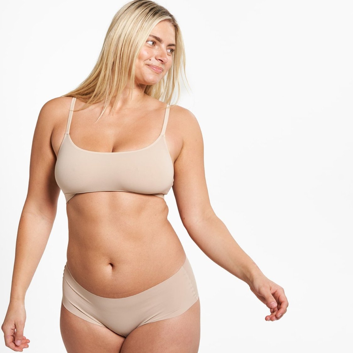 Mid-Rise Bikini Brief - Seamless Ultrasmooth 2.0 - Latte (PREORDER)