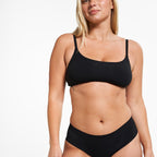 Mid-Rise Cheeky - Seamless Ultrasmooth 2.0 - Black