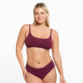Mid-Rise Cheeky - Seamless Ultrasmooth 2.0 - Shiraz