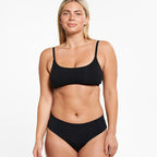 Mid-Rise Thong - Seamless Ultrasmooth 2.0 - Black