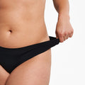 Original-Rise Thong - Seamless Ultrasmooth 2.0 - Black - Peach Underwear
