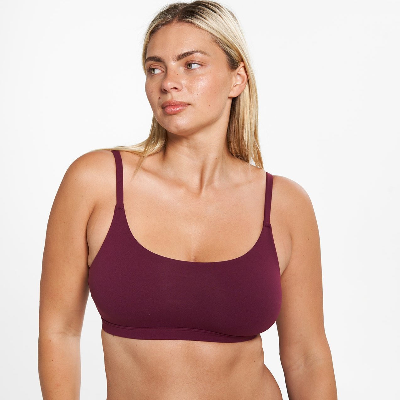 Scoop Bralette - Super Stretch - Shiraz (PREORDER)