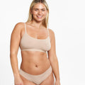Original-Rise Thong - Seamless Ultrasmooth 2.0 - Latte - Peach Underwear