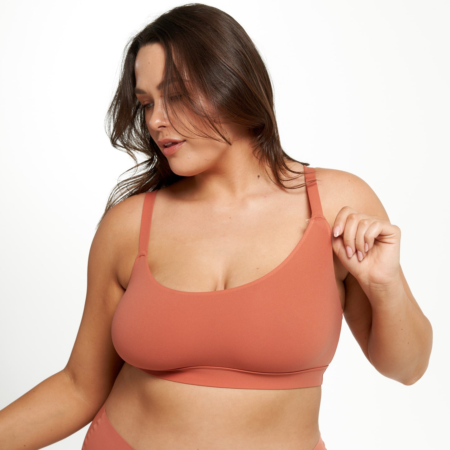 Scoop Bralette - Super Stretch - Spice