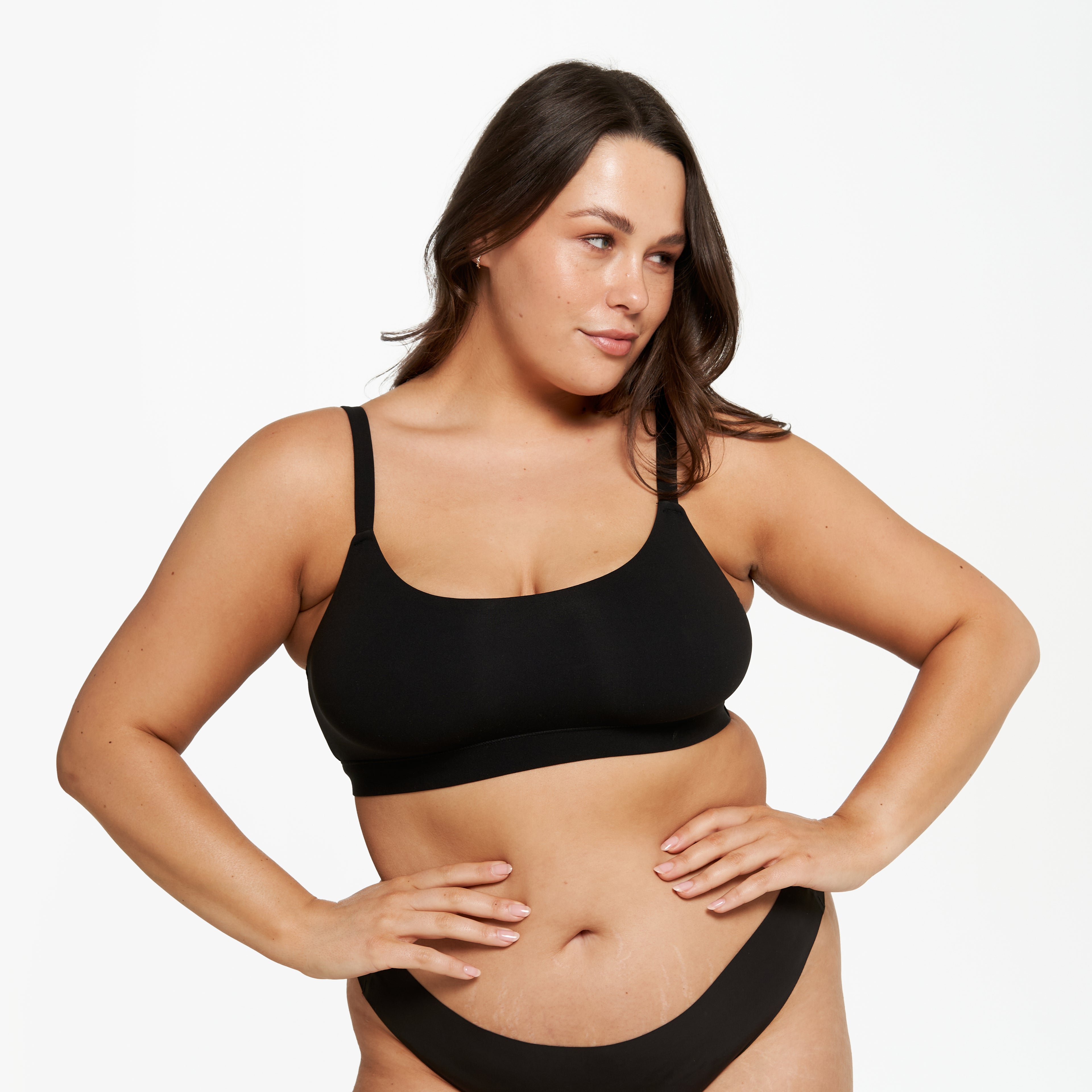Scoop Bralette - Super Stretch - Black