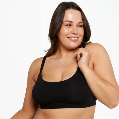Scoop Bralette - Super Stretch - Black