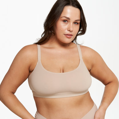 Scoop Bralette - Super Stretch - Latte