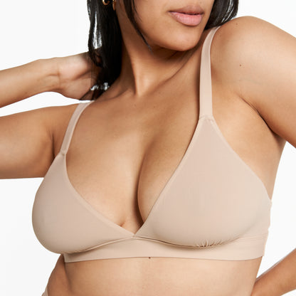 Triangle Bralette - Super Stretch - Latte