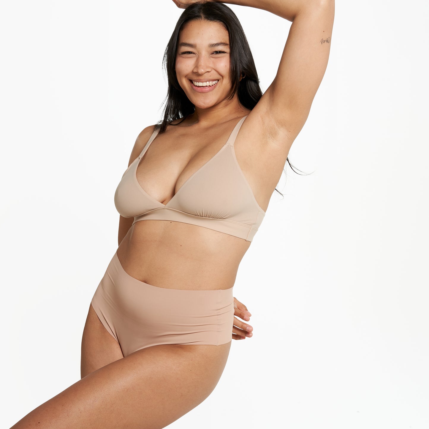 Triangle Bralette - Super Stretch - Latte