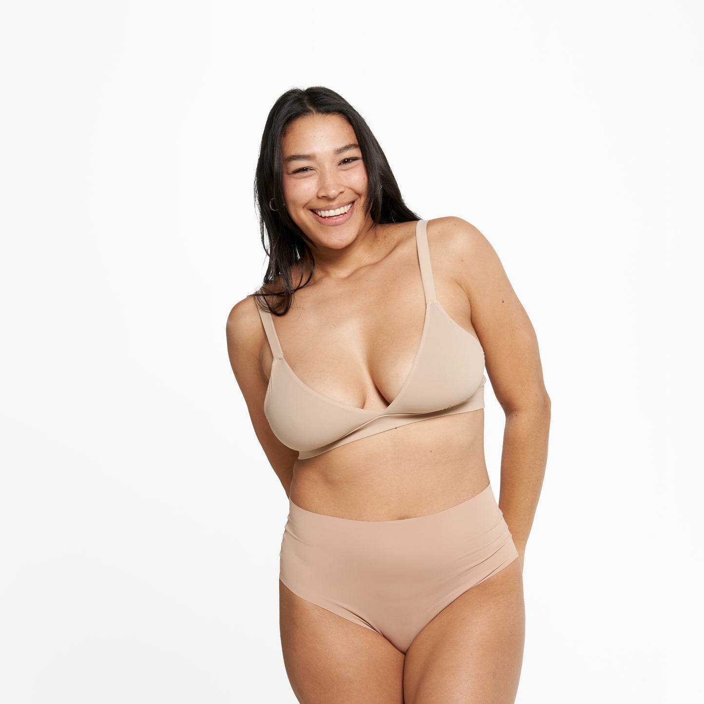 Triangle Bralette - Super Stretch - Latte