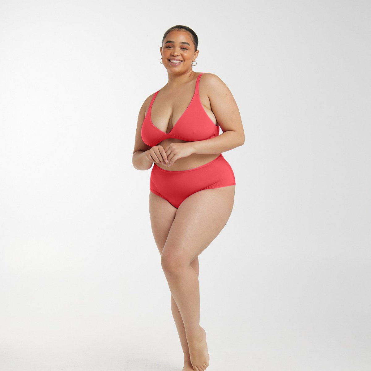 High-Rise Bikini - Super Stretch - Rosewood