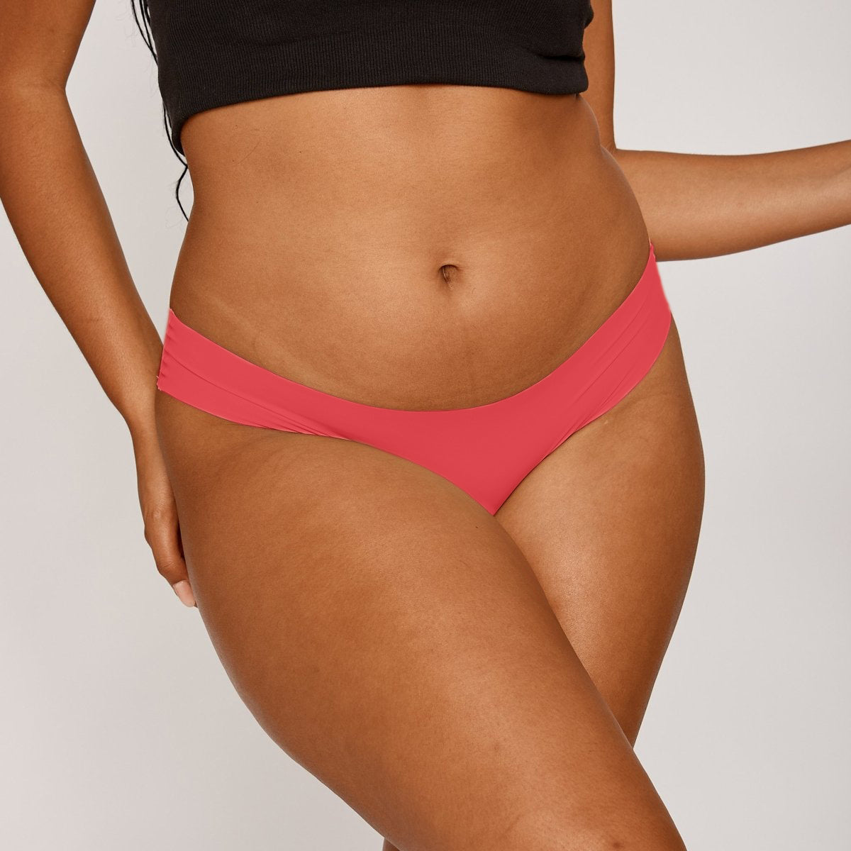 Original-Rise Cheeky - Seamless Ultrasmooth - Black