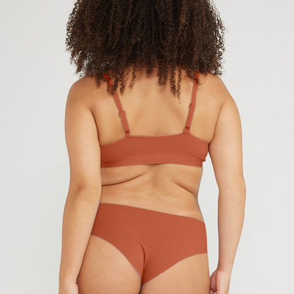 Original-Rise Cheeky - Seamless Cotton - Spice