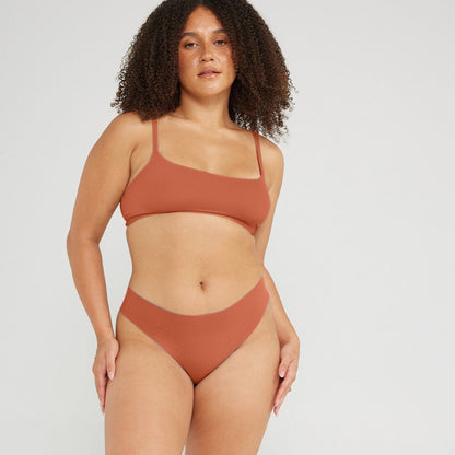 Original-Rise Thong - Seamless Cotton - Spice