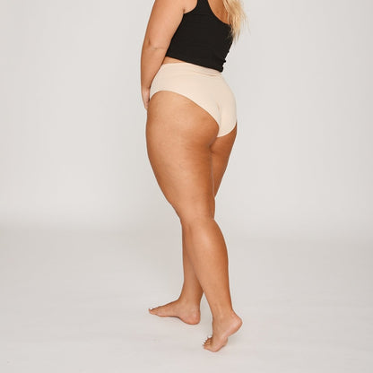 High-Rise Bikini Brief - Buttermilk - Peach Underwear