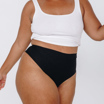 High-Rise Cheeky - Seamless Cotton - Peach Underwear