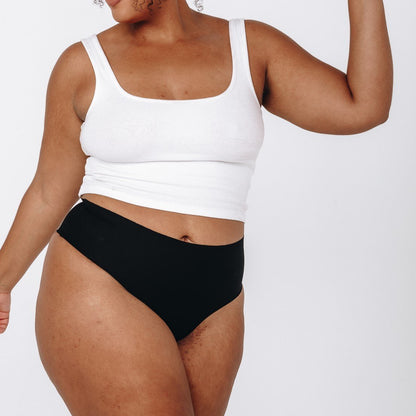 High-Rise Cheeky - Seamless Cotton - Peach Underwear