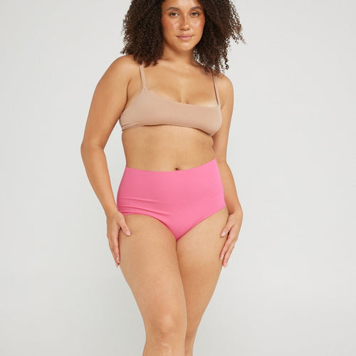 High-Rise Cheeky - Seamless Cotton - Confetti - Peach Underwear