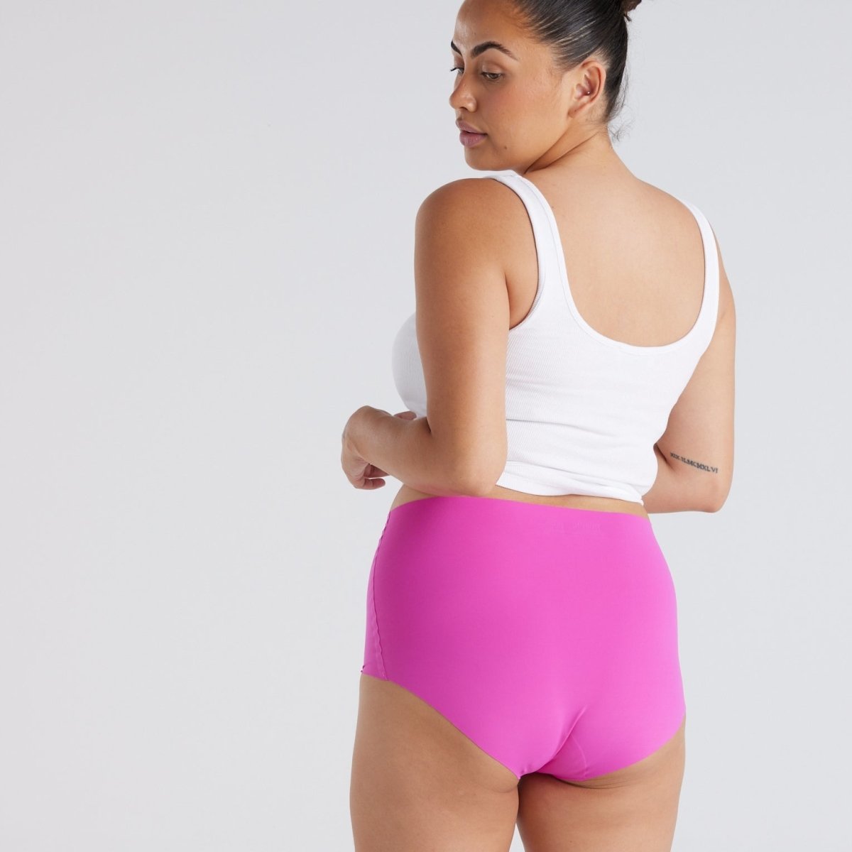 High-Rise Full Brief - Seamless Ultrasmooth - Pink Fizz - Peach Underwear