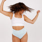 High-Rise Thong - Seamless Ultrasmooth - Sky Blue - Peach Underwear
