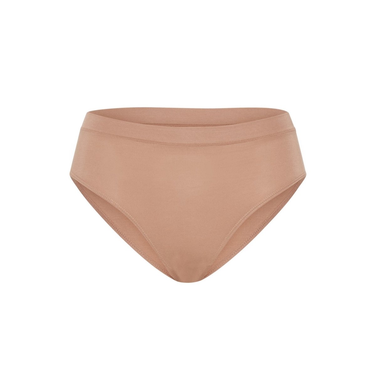 Mid-Rise Bikini Brief - Bamboo Butter - Latte - Peach Underwear